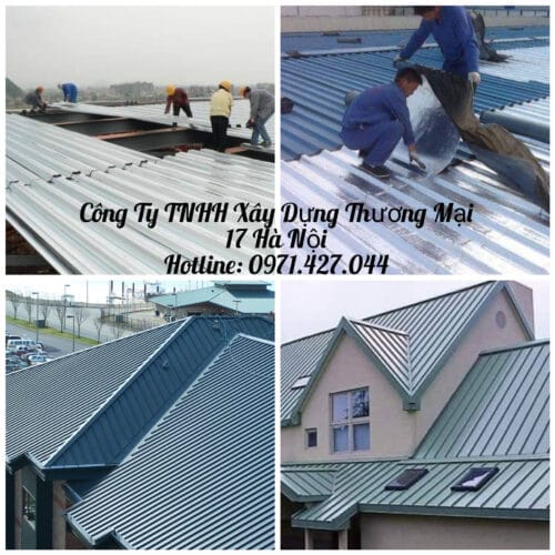 thiết kế - thi công mái tôn