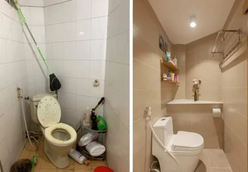 trước và sau khi sửa chữa cải tạo nhà6