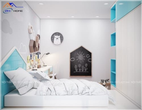 Thiết-kế-cải-tạo-căn-hộ-chung-cư-Phòng-ngủ-con-