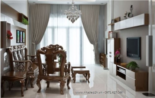 Cải-tạo-nâng-tầng-nhà-phố-Phòng-khách