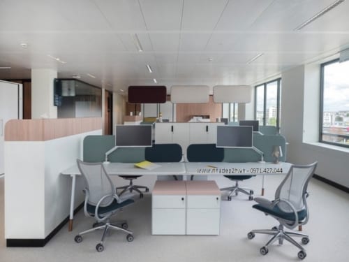Thiết-kế-văn-phòng-60m2-Dịch vụ sửa chữa văn phòng tại Hà Nội