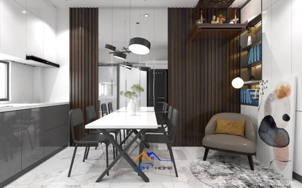 Thiết-kế-xây-nhà-mới-chị-Lê-phòng-bếp