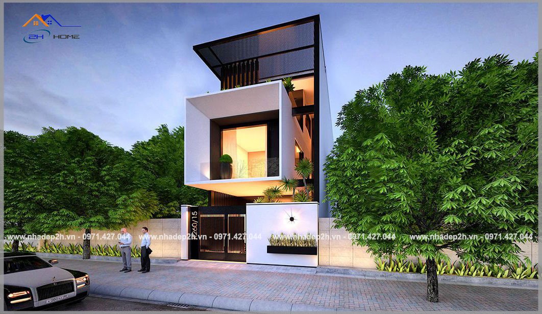 Thiết-kế-thi-công-nhà-phố-hiện-đại-ngoại-thất