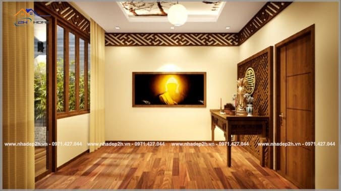 Thiết-kế-thi-công-nhà-phố-đẹp-3-tầng-phòng-thờ