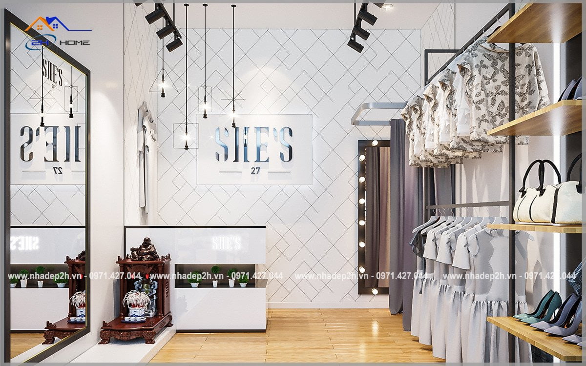 Thiết-kế-thi-công-nội-thất-cửa-hàng-quần-áo-quầy-thanh-toán