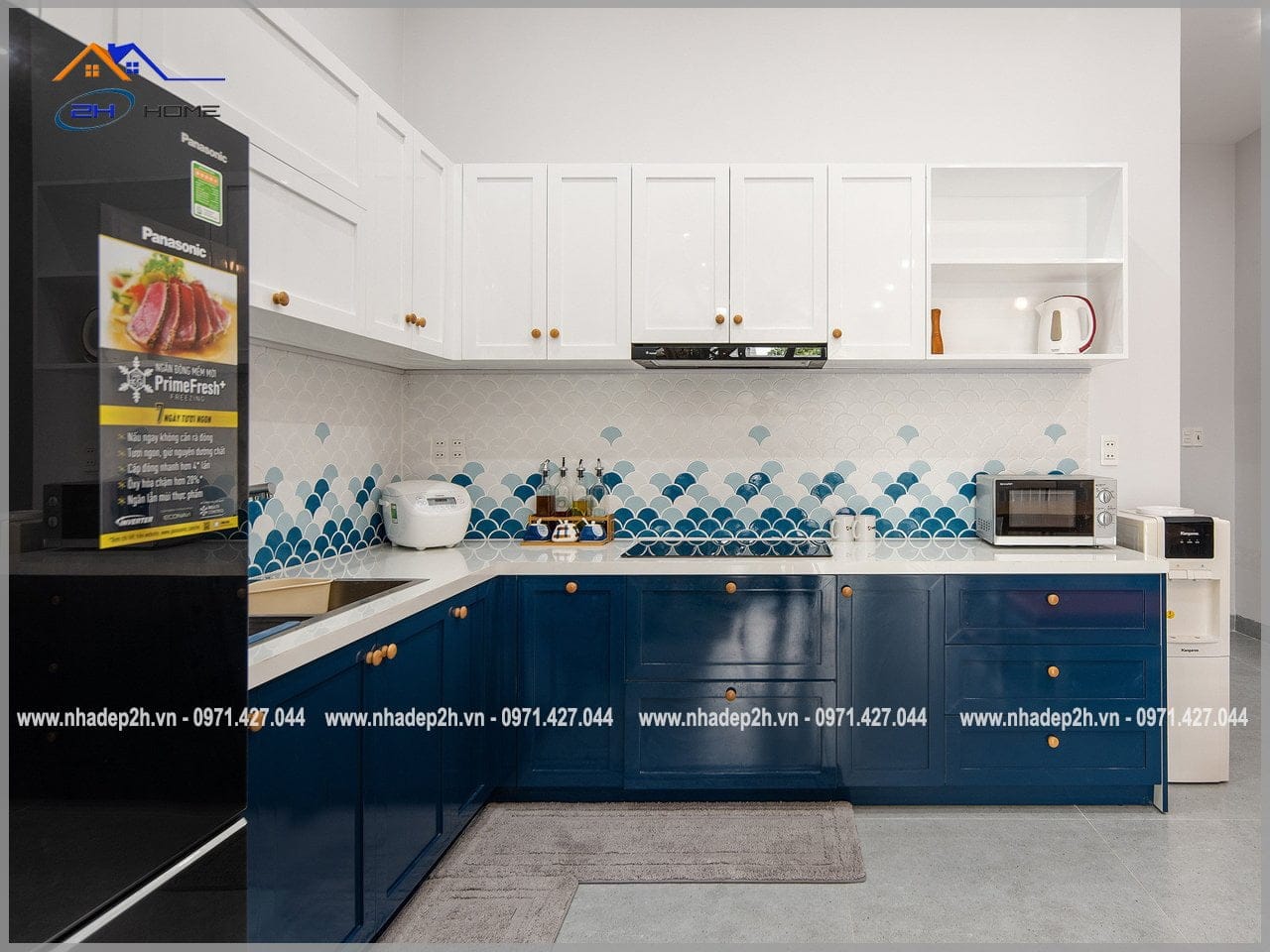 Thiết-kế-thi-công-nội-thất-nhà-phố-2-tầng-bếp