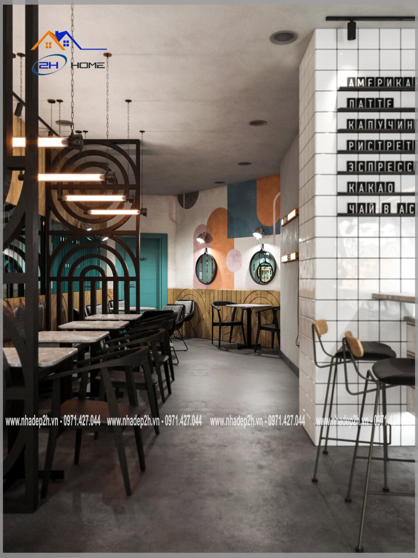 Thiết-kế-thi-công-nội-thất-quán-cafe-102m²-chỗ-ngồi