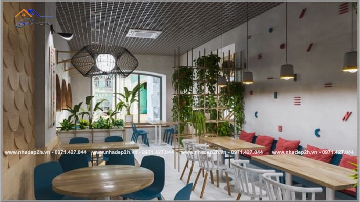 Thiết-kế-thi-công-nội-thất-quán-cafe-80m²-khu-ngồi
