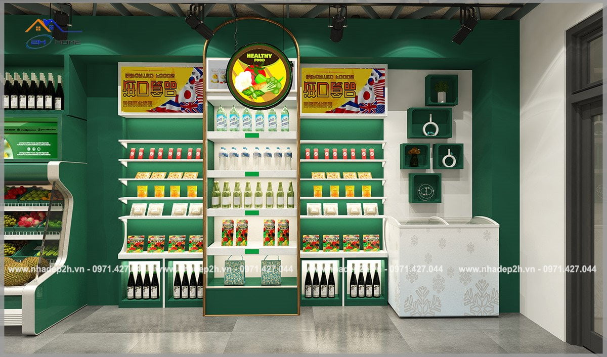 Thiết-kế-thi-công-nội-thất-siêu-thị-mini-quầy-đựng