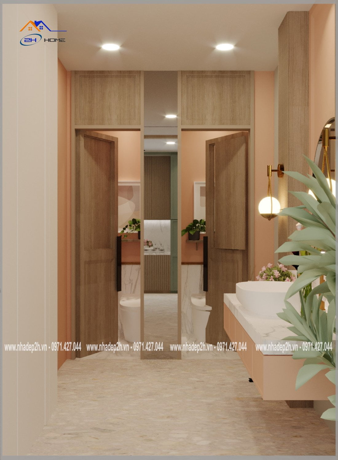 Thiết-kế-thi-công-nội-thất-spa-75m²-cửa-vào