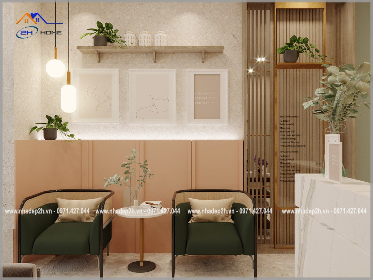 Thiết-kế-thi-công-nội-thất-spa-75m²-ghế-chờ
