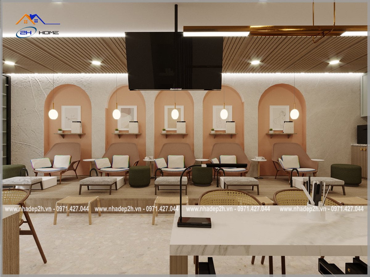 Thiết-kế-thi-công-nội-thất-spa-75m²-ghế-ngồi-spa