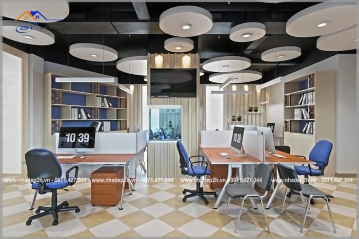 Thiết-kế-thi-công-nội-thất-văn-phòng-hiện-đại-khu-làm-vc