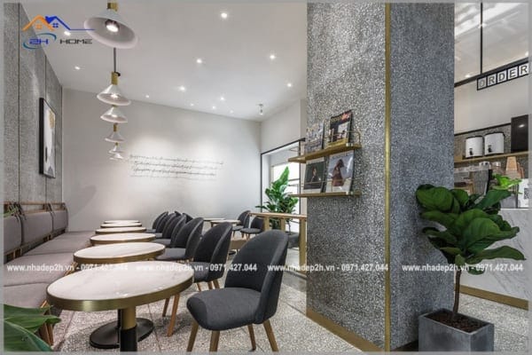 Thiết kế quán cafe nhỏ 25m²