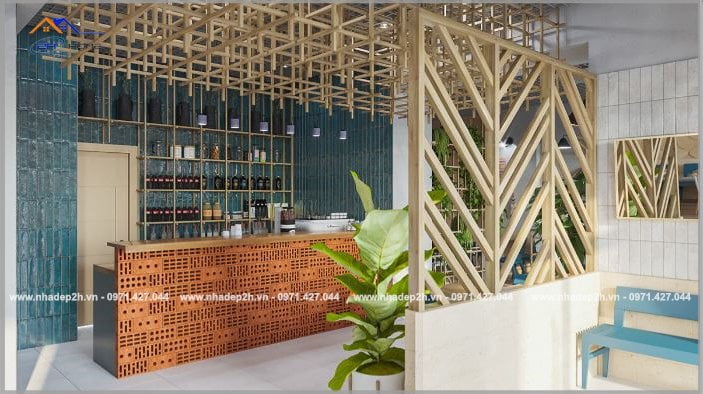 Thiết-kế-thi-công-nội-thất-quán-cafe-quầy-bar