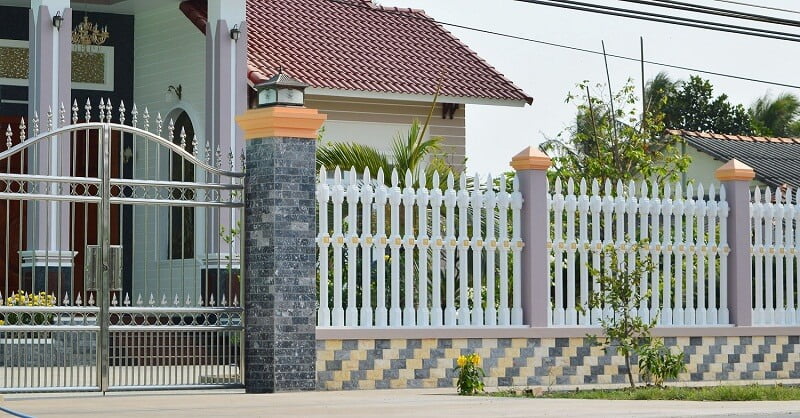Thiết kế thi công hàng rào sắt đẹp an toàn nhất 2021 - 2H Home
