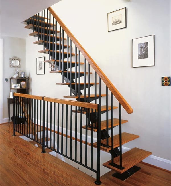 thi công lan can tay vịn cầu thang