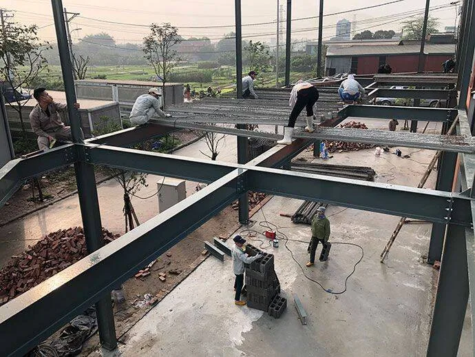 thiết kế thi công nhà khung thép