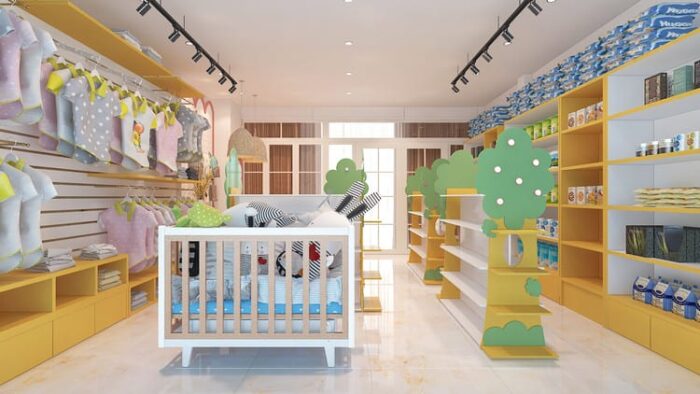 thiết kế nội thất cửa hàng 100m2