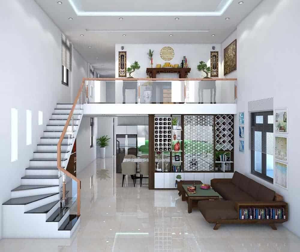 Xây thêm gác lửng để tăng diện tích ngôi nhà