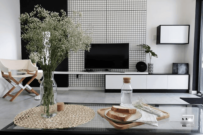 Thiết kế phòng khách rộng rãi, bố cục nội thất hợp lý