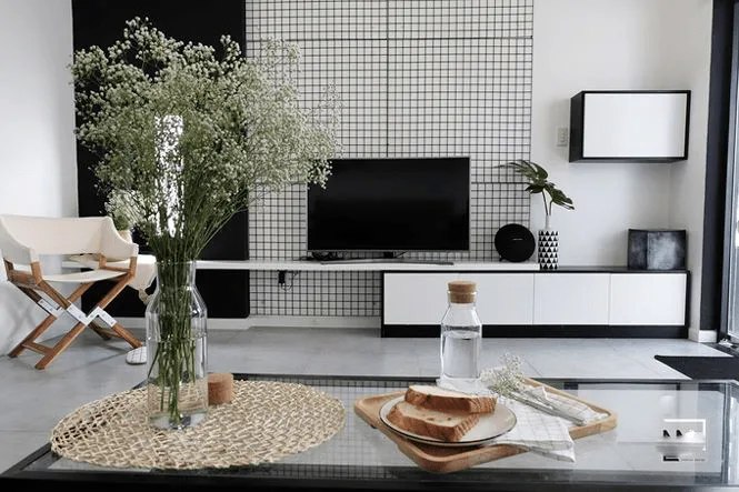 Thiết kế phòng khách rộng rãi, bố cục nội thất hợp lý